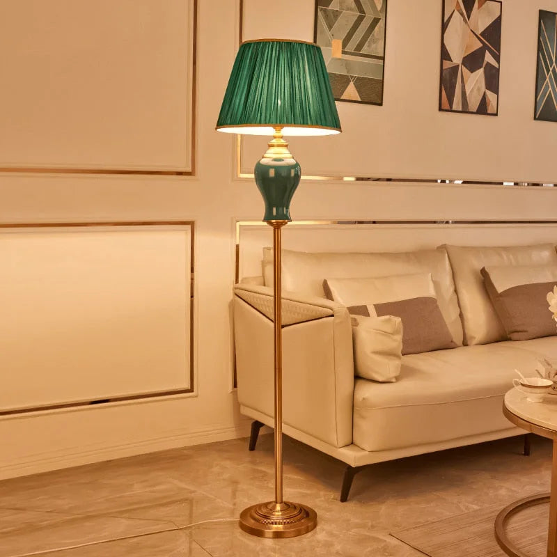 LIGHT LUXURY VASE CRYSTAL FLOOR LAMPS