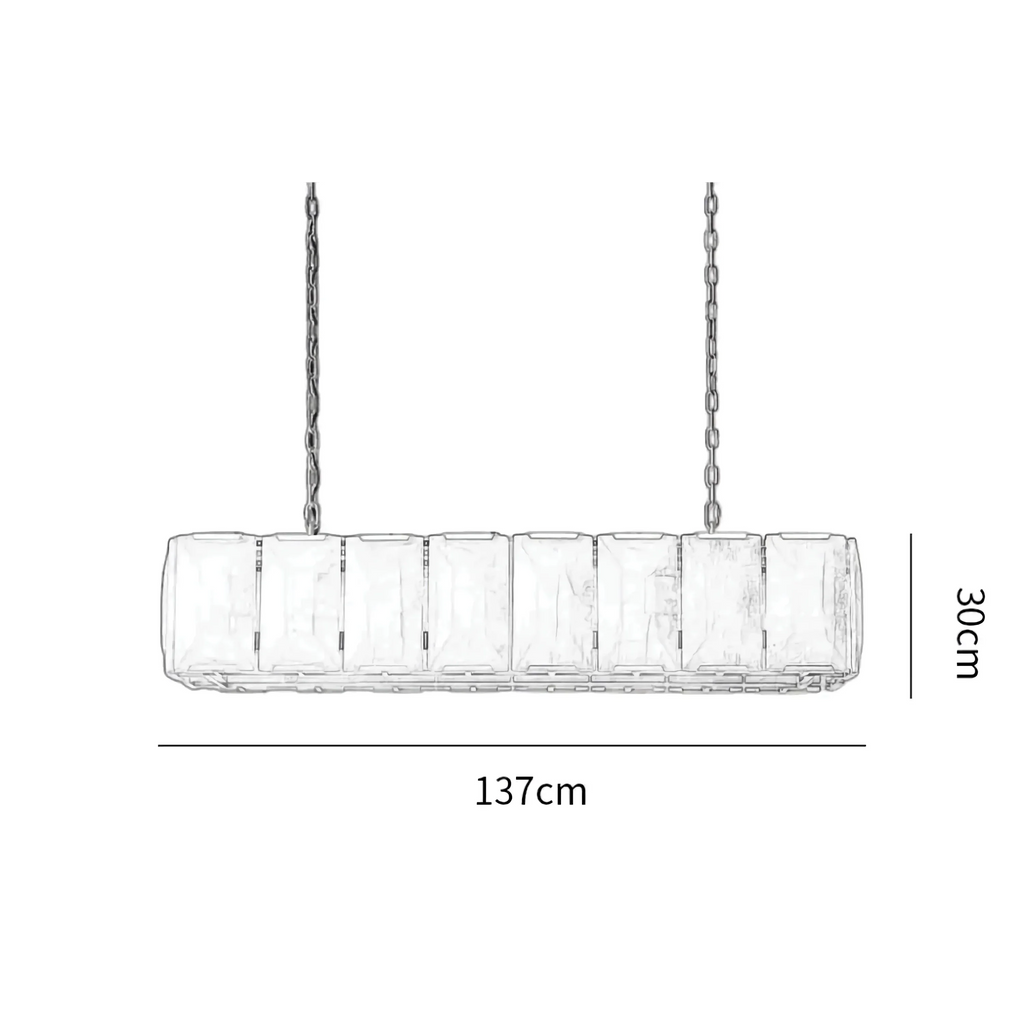 LINEAR COPPER CHANDELIER | CLPORH022L