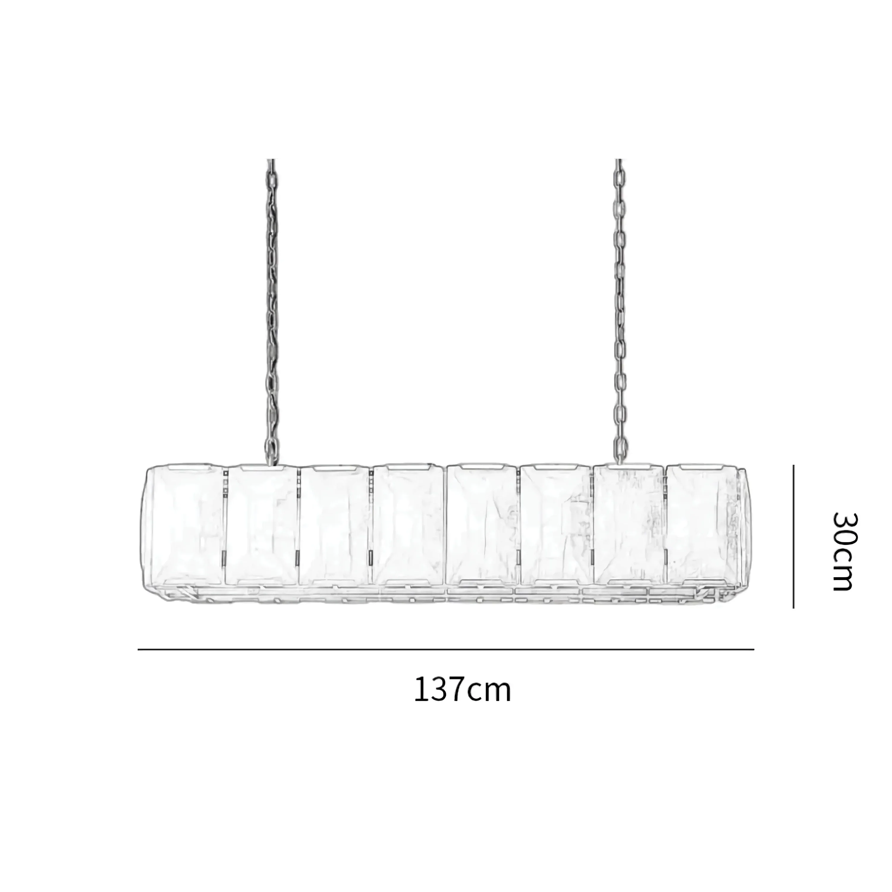 LINEAR COPPER CHANDELIER | CLPORH022L