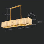 LINEAR COPPER CHANDELIER | CLPORH022L