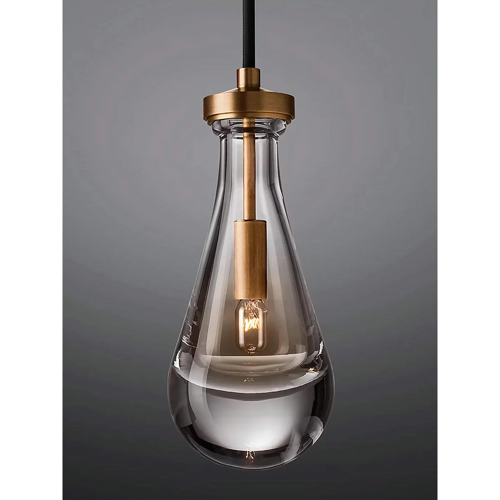 LINEAR RAINDROP GLASS CHANDELIER | CLHKA50CL