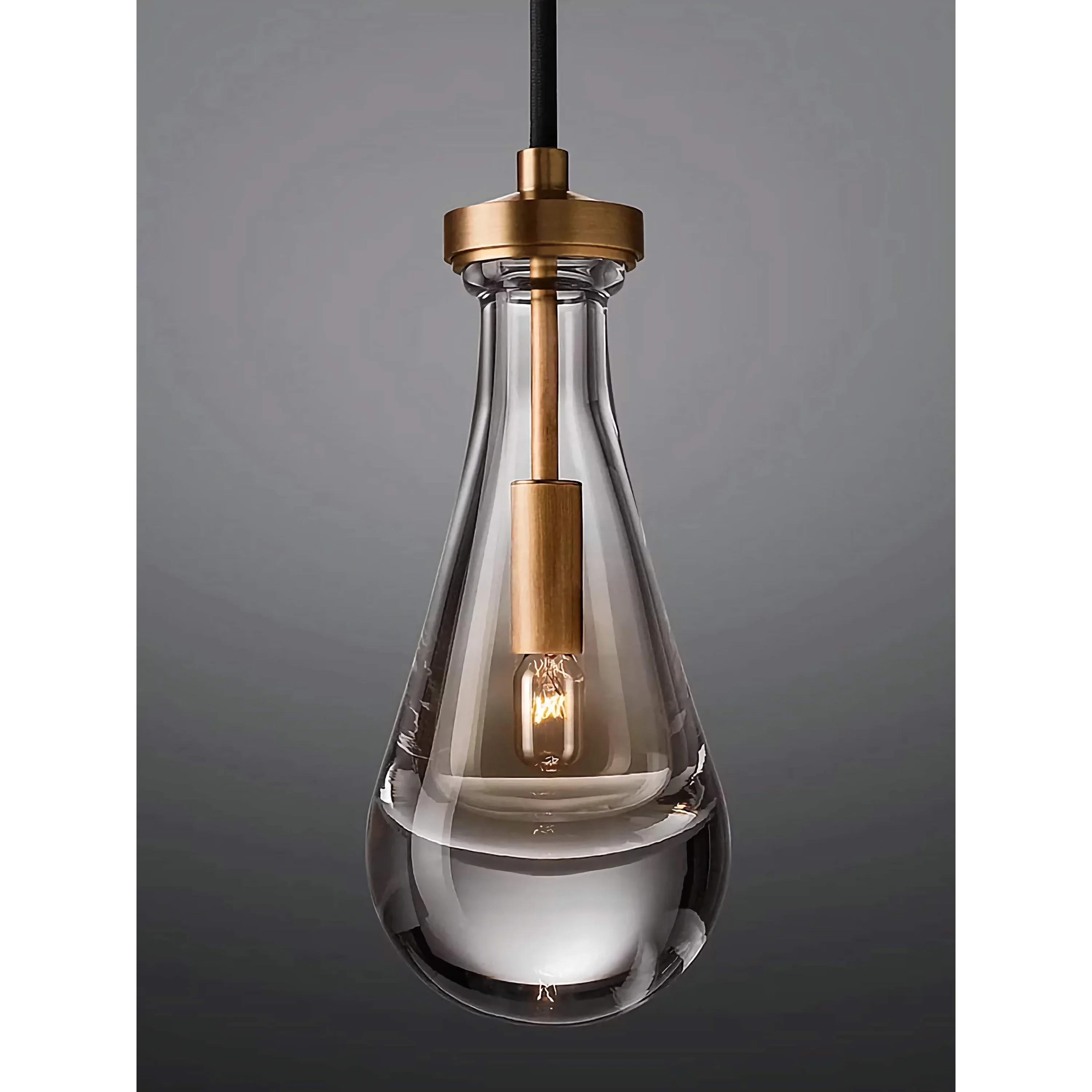 LINEAR RAINDROP GLASS CHANDELIER | CLHKA50CL