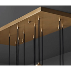 LINEAR RAINDROP GLASS CHANDELIER | CLHKA50CL