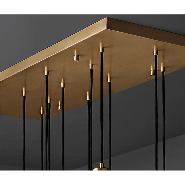 LINEAR RAINDROP GLASS CHANDELIER | CLHKA50CL