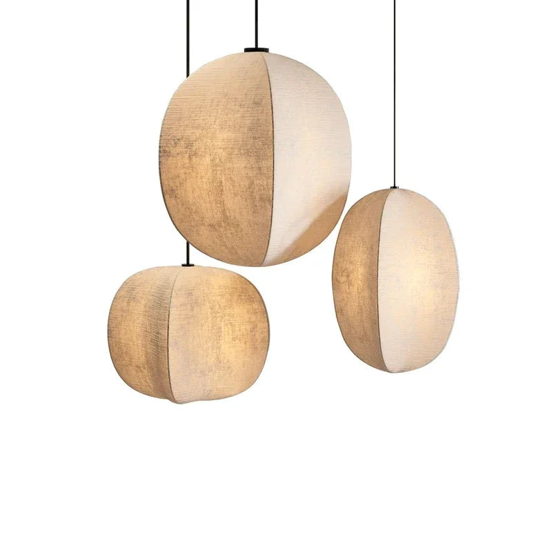 LINEN GLOBE PENDANT LIGHTS | CL855L52