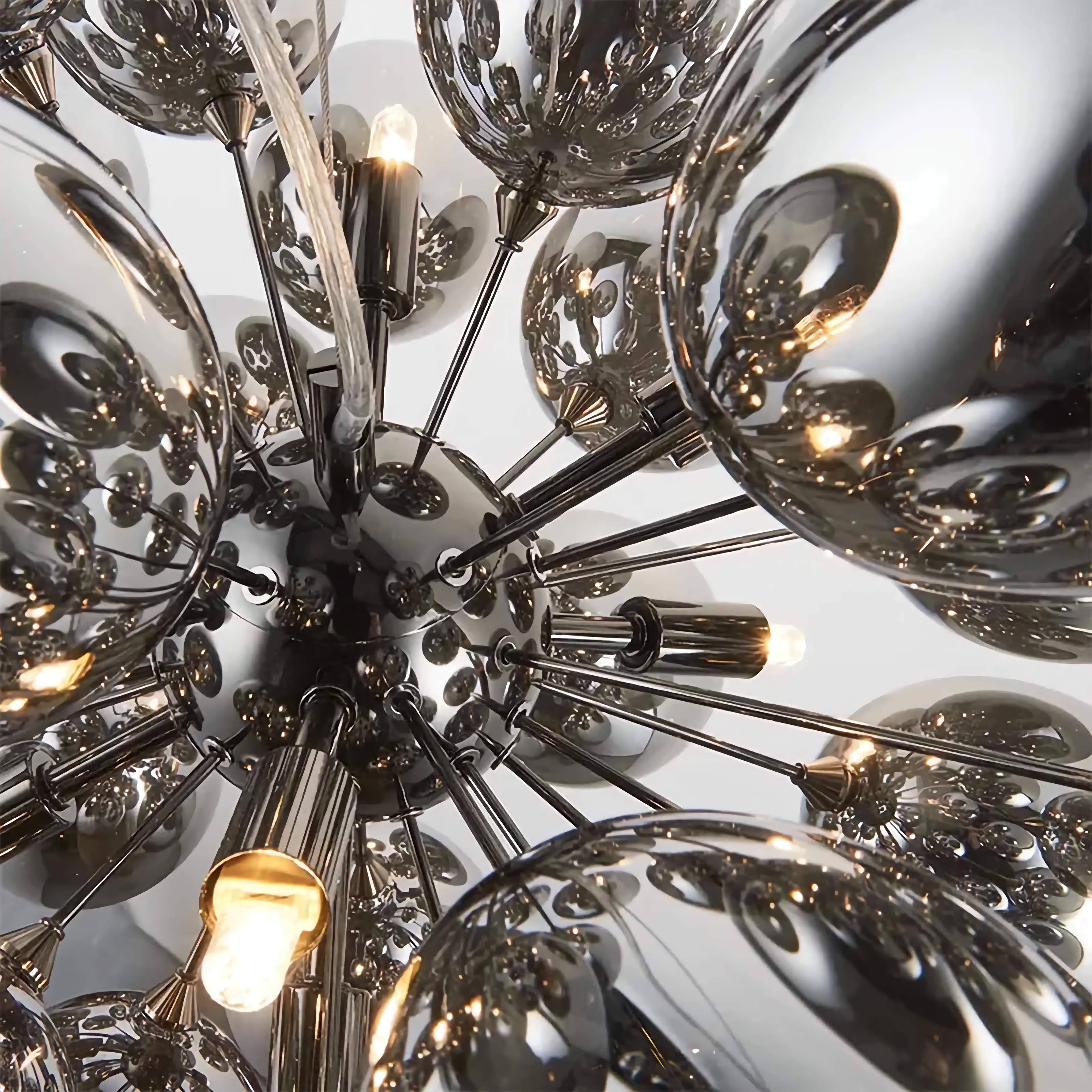 LIXVIN BLACK GRAPE GLASS CHANDELIER | CL85220N