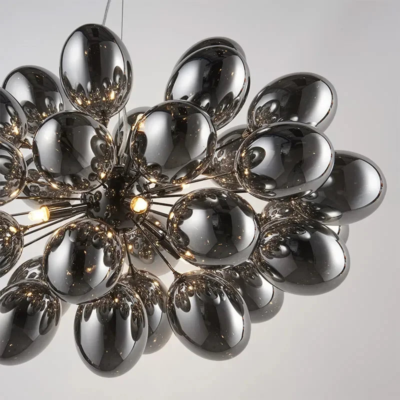 LIXVIN BLACK GRAPE GLASS CHANDELIER | CL85220N