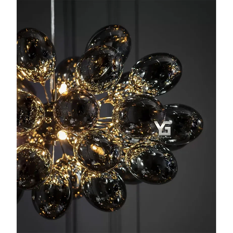 LIXVIN BLACK GRAPE GLASS CHANDELIER | CL85220N