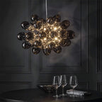 LIXVIN BLACK GRAPE GLASS CHANDELIER | CL85220N