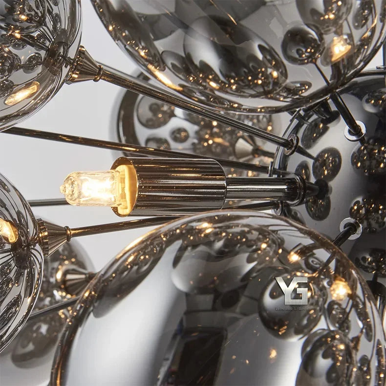 LIXVIN BLACK GRAPE GLASS CHANDELIER | CL85220N