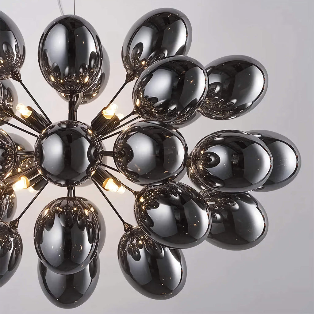 LIXVIN BLACK GRAPE GLASS CHANDELIER | CL85220N