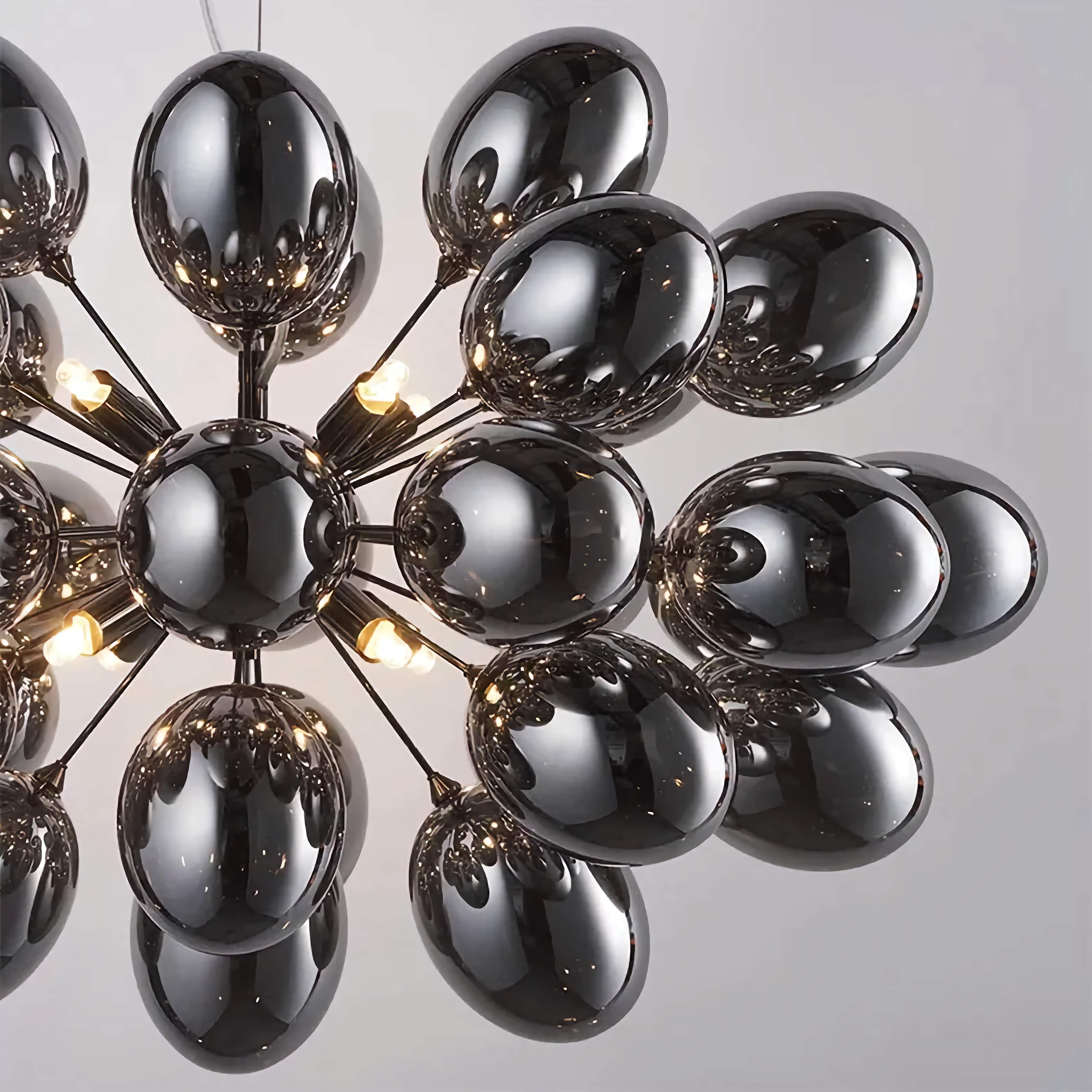 LIXVIN BLACK GRAPE GLASS CHANDELIER | CL85220N