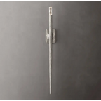 LONG Silver Brass WALL SCONCES | CLRE0079LS