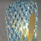 LUXMUR BLUE CRYSTAL WALL SCONCES