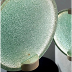 MANSIERO GREEN BRASS GLASS PENDANT LIGHTING