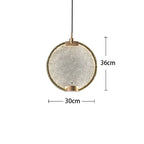 MANSIERO GREEN BRASS GLASS PENDANT LIGHTING