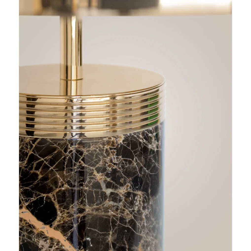 MARBLE & BRASS TABLE LAMP | CLSPSB957
