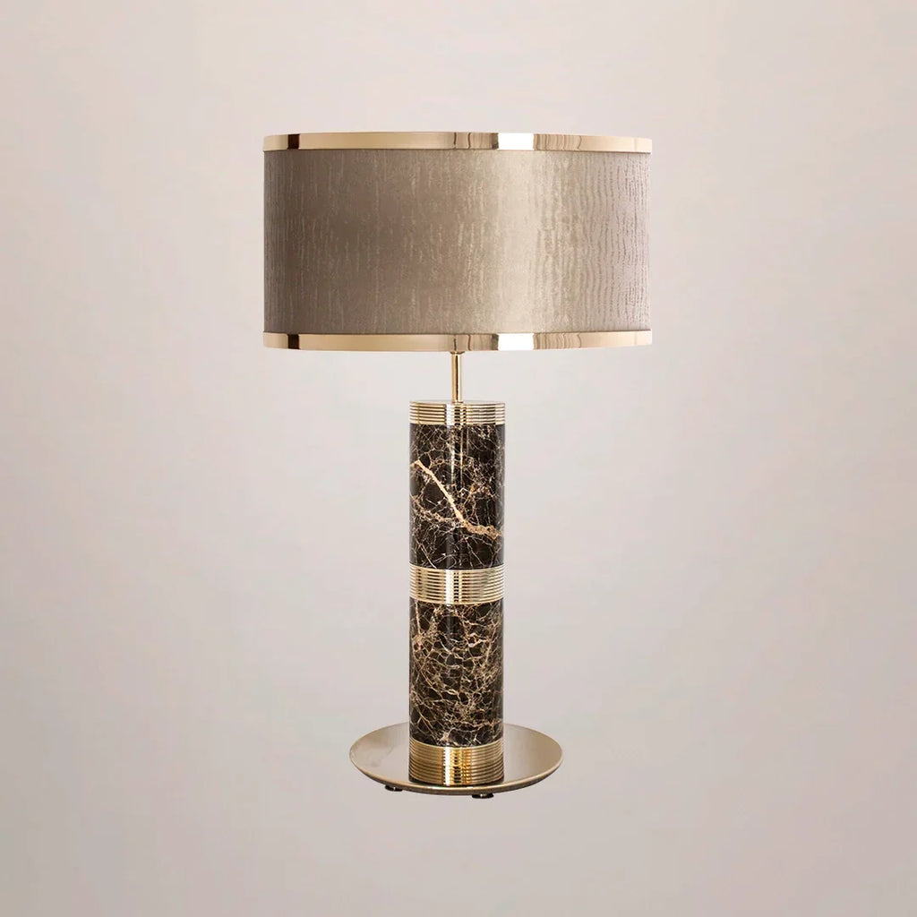 MARBLE & BRASS TABLE LAMP | CLSPSB957