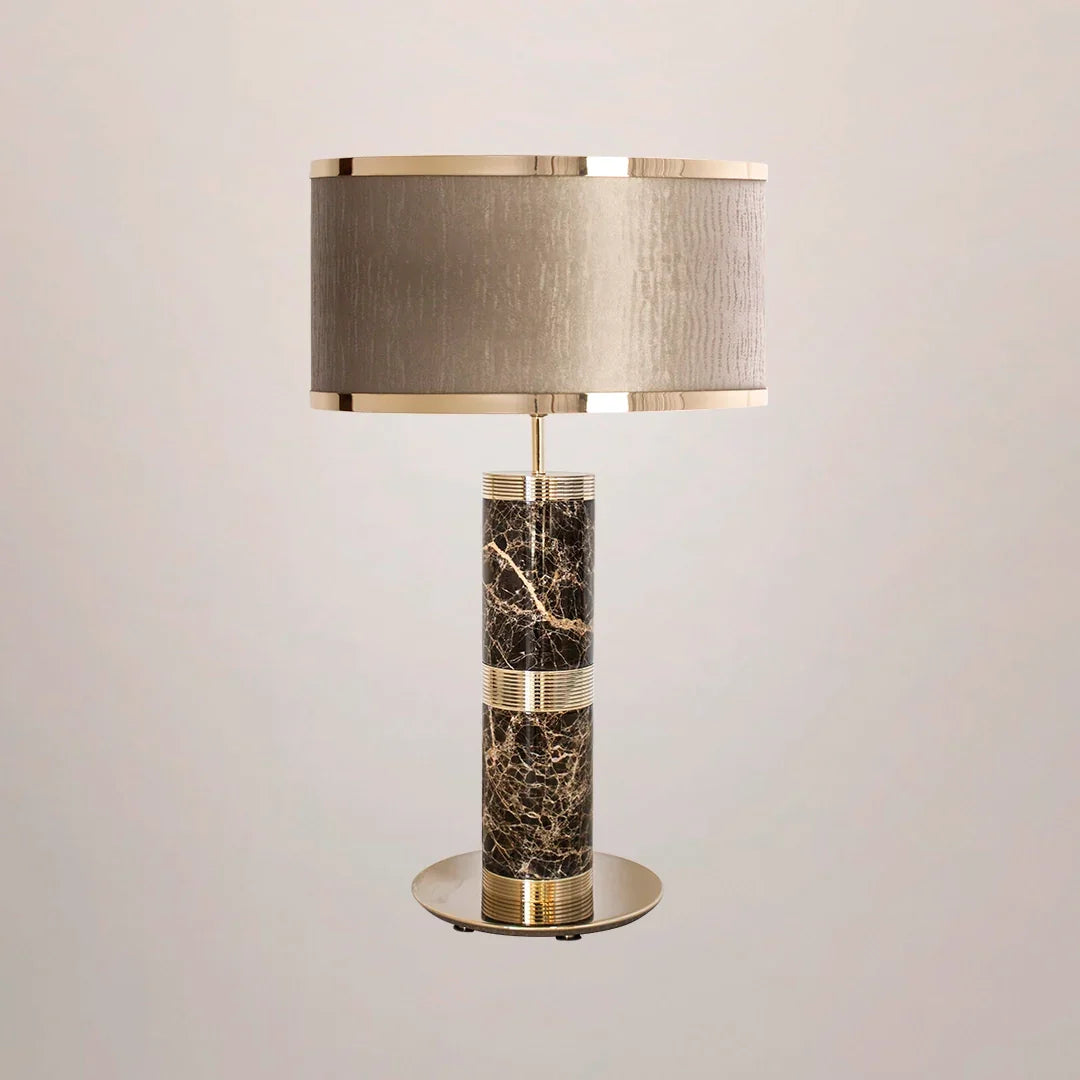 MARBLE & BRASS TABLE LAMP | CLSPSB957