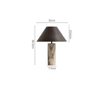 MARBLE COLUMN TABLE LAMP | CLBULS02