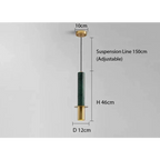 MARBLE COPPER CORD PENDANT LIGHTS | DESIGN CL841002