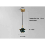 MARBLE COPPER CORD PENDANT LIGHTS | DESIGN CL841002