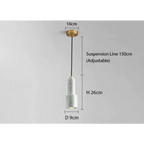 MARBLE COPPER CORD PENDANT LIGHTS | DESIGN CL841002