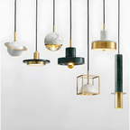 MARBLE COPPER CORD PENDANT LIGHTS | DESIGN CL841002