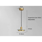 MARBLE COPPER CORD PENDANT LIGHTS | DESIGN CL841002