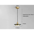 MARBLE COPPER CORD PENDANT LIGHTS | DESIGN CL841002