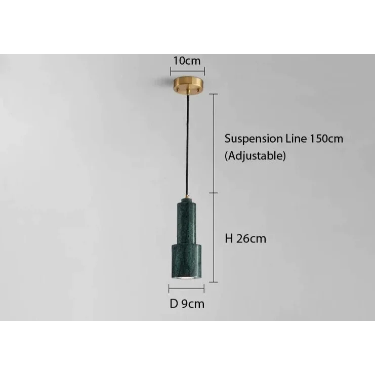 MARBLE COPPER CORD PENDANT LIGHTS | DESIGN CL841002