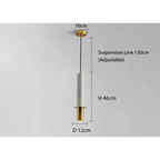 MARBLE COPPER CORD PENDANT LIGHTS | DESIGN CL841002