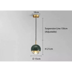 MARBLE COPPER CORD PENDANT LIGHTS | DESIGN CL841002