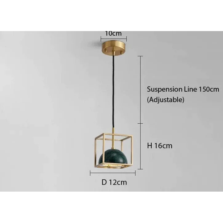 MARBLE COPPER CORD PENDANT LIGHTS | DESIGN CL841002