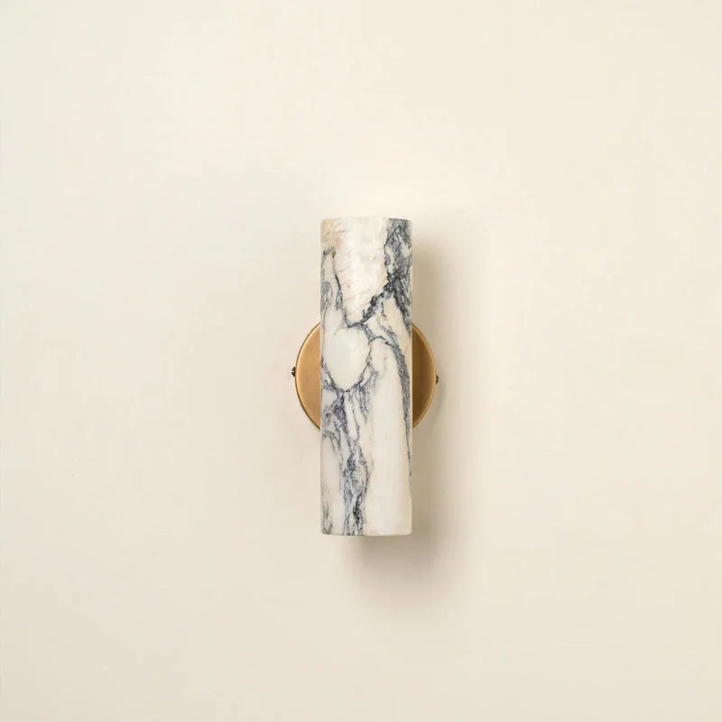 MARBLE CYLINDER WALL SCONCE | CLJR025D