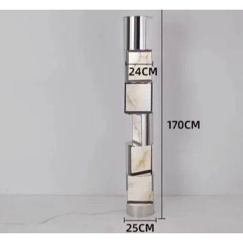 MARBLE EFFECT LED FLOOR LAMP | CL858850M