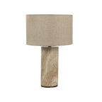 MARBLE AND FABRIC TABLE LAMP | DESIGN CLGB02587