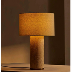 MARBLE AND FABRIC TABLE LAMP | DESIGN CLGB02587