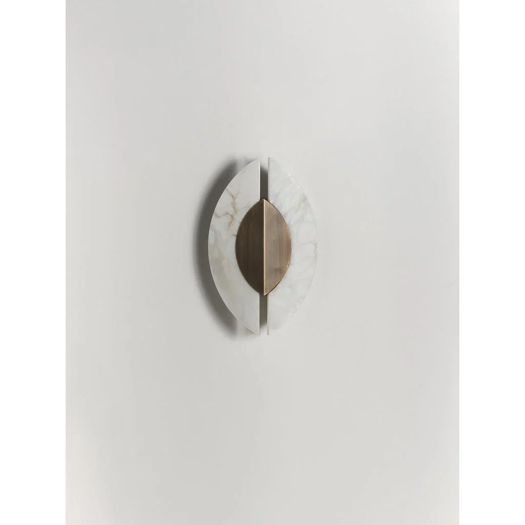MARBLE LEAF SCONCE | CLMARBCF05