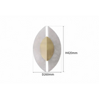 MARBLE LEAF SCONCE | CLMARBCF05