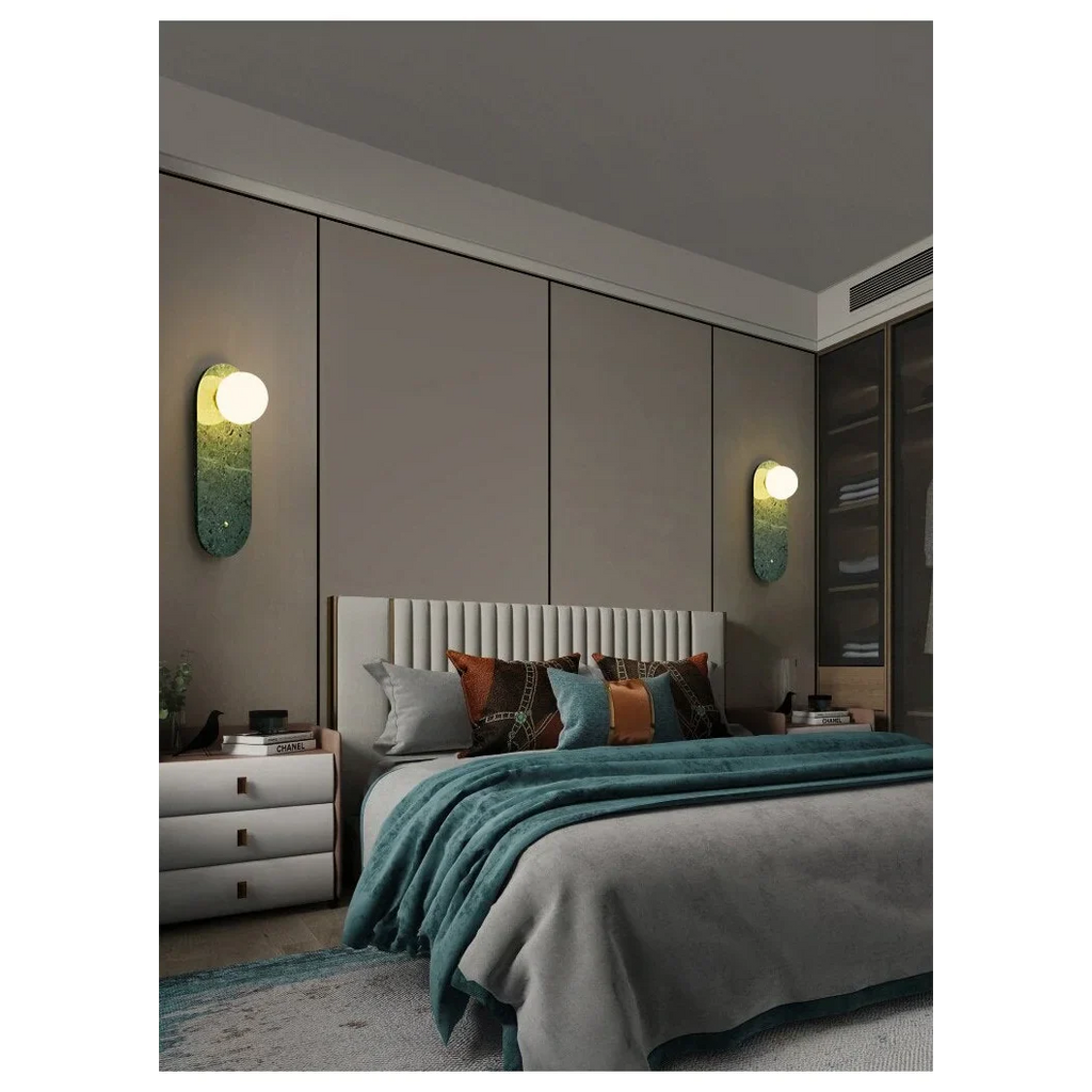 MARBLE WALL LIGHT LUXURY INTERIOR HOME DECOR