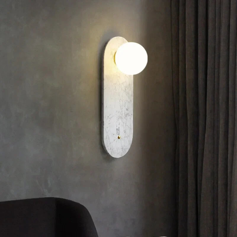 MARBLE WALL LIGHT LUXURY INTERIOR HOME DECOR