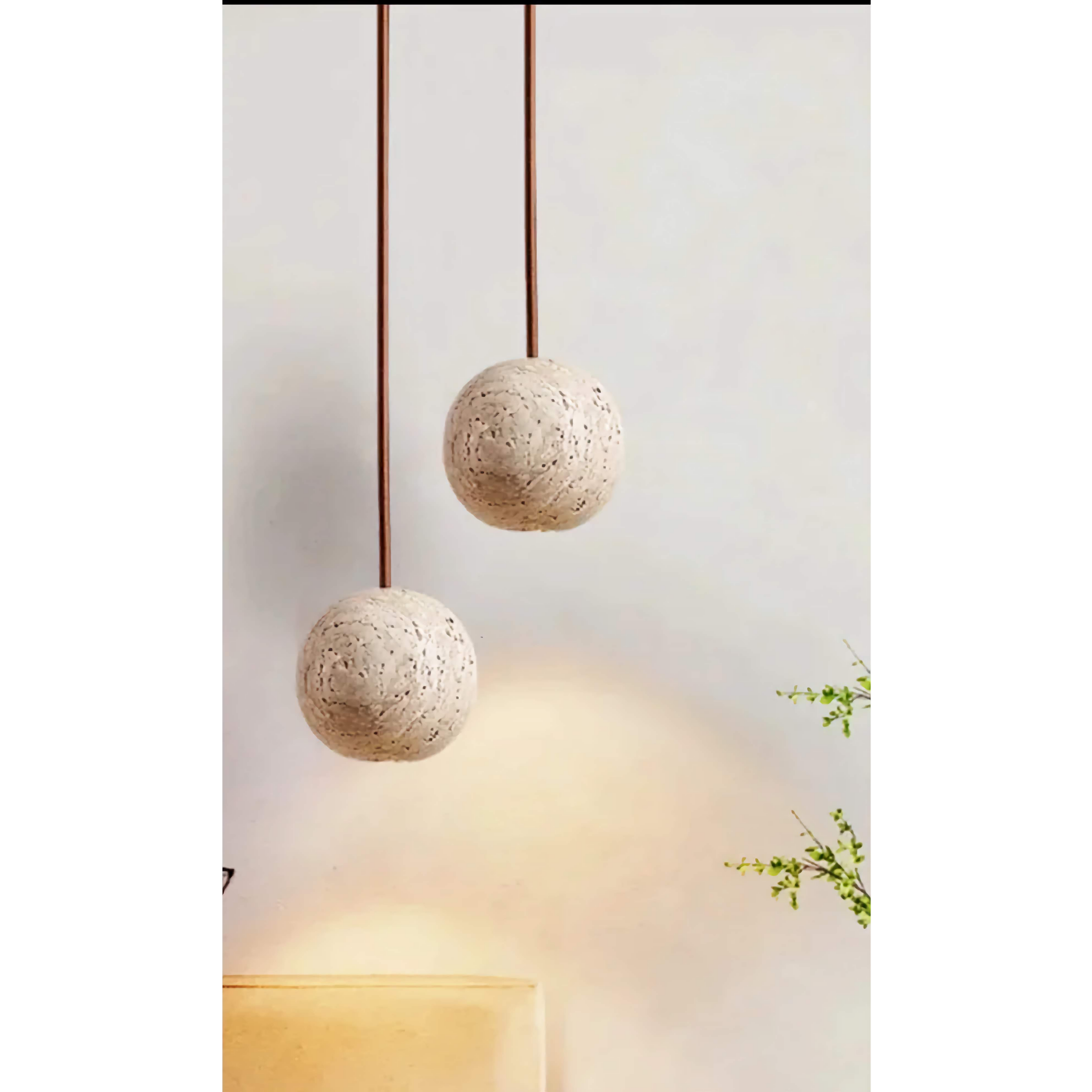 MARBLE WOOD PENDANT LAMP | CL8870022