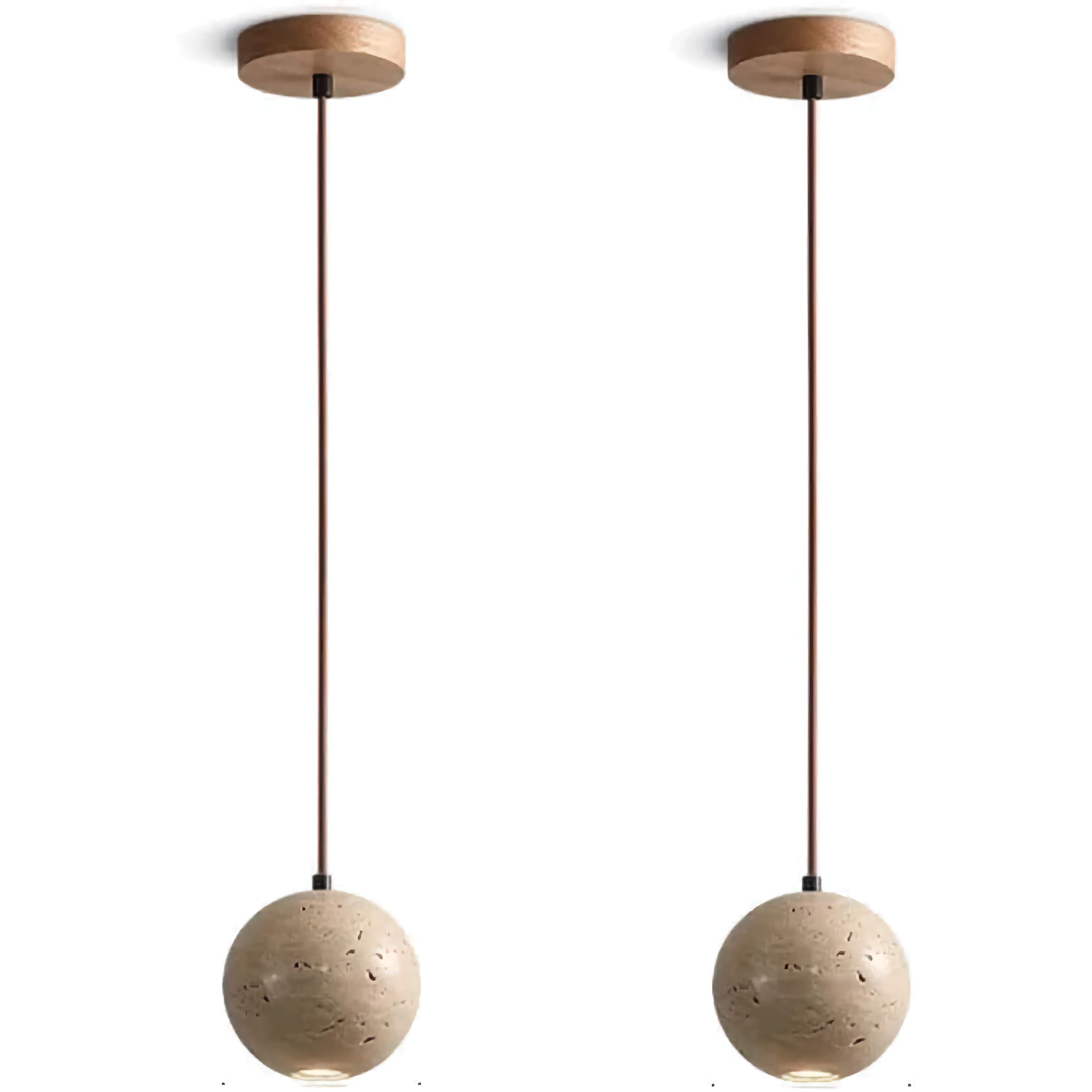 MARBLE WOOD PENDANT LAMP | CL8870022