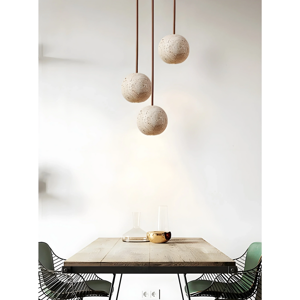 MARBLE WOOD PENDANT LAMP | CL8870022