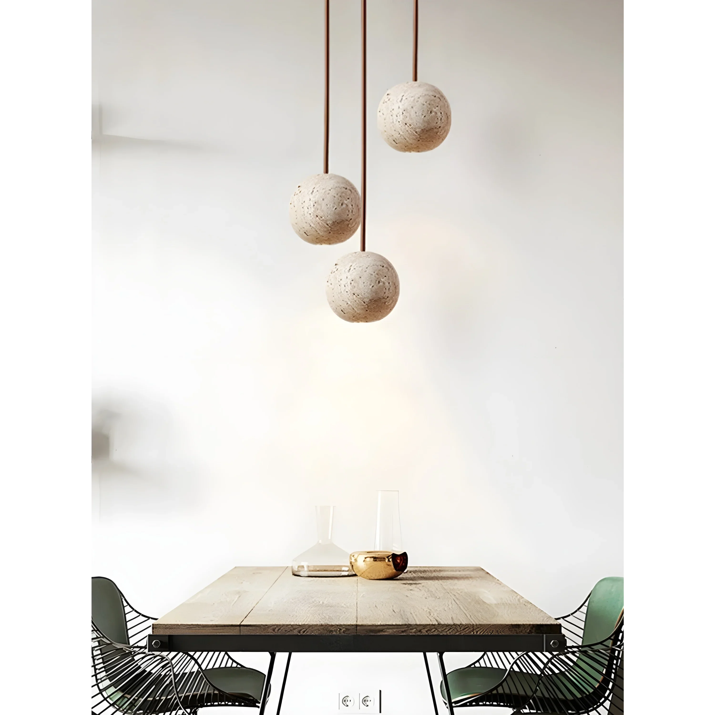 MARBLE WOOD PENDANT LAMP | CL8870022