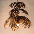 METAL LEAVES CEILING LIGHT FIXTURES