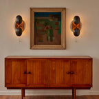 METAL & WALNUT WALL SCONCE | CLDFR02S1