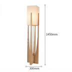 MID-CENTURY JAPANESE RUSTIC TABLE LAMP