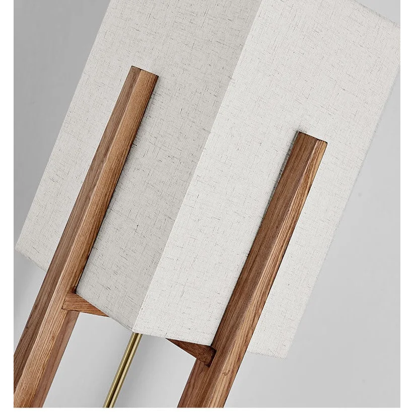 MID-CENTURY JAPANESE RUSTIC TABLE LAMP